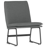 Vidaxl chaise longue gris fonc� 52x75x76 cm tissu