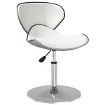 Vidaxl chaises  manger lot de 4 blanc similicuir