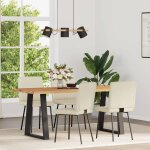 Vidaxl chaises  manger lot de 4 crme similicuir