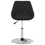 Vidaxl chaises  manger lot de 4 noir similicuir