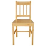 Vidaxl chaises  manger lot de 6 pinde