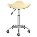 Vidaxl chaise pivotante de salle à manger crème similicuir Vidaxl chaise pivotante de salle à manger crème similicuir