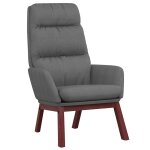 Vidaxl chaise de relaxation gris clair tissu