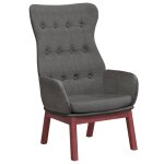 Vidaxl chaise de relaxation gris foncé tissu Vidaxl chaise de relaxation gris foncé tissu