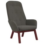 Vidaxl chaise de relaxation gris foncé velours Vidaxl chaise de relaxation gris foncé velours