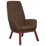 Vidaxl chaise de relaxation marron tissu Vidaxl chaise de relaxation marron tissu