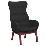 Vidaxl chaise de relaxation noir tissu Vidaxl chaise de relaxation noir tissu
