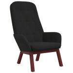 Vidaxl chaise de relaxation noir velours Vidaxl chaise de relaxation noir velours