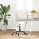 Vidaxl chaise de salle à manger blanc similicuir Vidaxl chaise de salle à manger blanc similicuir