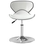 Vidaxl chaise de salle à manger blanc similicuir Vidaxl chaise de salle à manger blanc similicuir