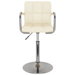 Vidaxl chaise de salle à manger crème tissu Vidaxl chaise de salle à manger crème tissu