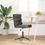 Vidaxl chaise de salle  manger noir similicuir