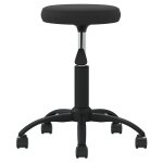 Vidaxl chaise de salle  manger noir velours