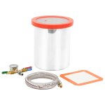 Vidaxl chambre sous vide acier inoxydable 11, 42 l Vidaxl chambre sous vide acier inoxydable 11, 42 l