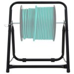 Vidaxl chariot pour enrouleur de tuyau 48 cm 45 kg noir