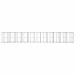 Vidaxl chenil ext�rieur acier galvanis� 26, 62 m�