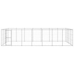Vidaxl chenil ext�rieur acier galvanis� 33, 88 m�