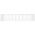 Vidaxl chenil ext�rieur acier galvanis� 43, 56 m�