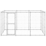 Vidaxl chenil ext�rieur acier galvanis� 7, 26 m�