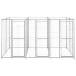Vidaxl chenil ext�rieur acier galvanis� 7, 26 m�