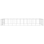 Vidaxl chenil ext�rieur acier galvanis� 79, 86 m�