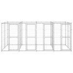 Vidaxl chenil ext�rieur acier galvanis� 9, 68 m�