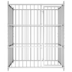Vidaxl chenil d'ext�rieur pour chiens 150 x 150 x 185 cm