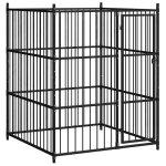 Vidaxl chenil d'ext�rieur pour chiens 150 x 150 x 185 cm
