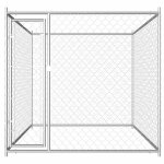 Vidaxl chenil d'extrieur pour chiens 193x193x185 cm