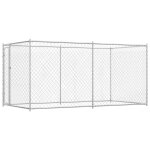 Vidaxl chenil d'ext�rieur pour chiens 382x192x185 cm