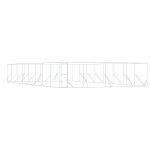 Vidaxl chenil d'ext�rieur pour chiens argent� 8x16x2 m acier galvanis�