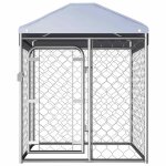 Vidaxl chenil ext�rieur avec toit 100 x 100 x 125 cm