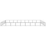 Vidaxl chenil noir 45 m² acier Vidaxl chenil noir 45 m² acier