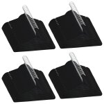 Vidaxl cintres antidrapants 100 pcs noir velours