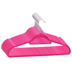Vidaxl cintres antidérapants 20 pcs rose velours Vidaxl cintres antidérapants 20 pcs rose velours