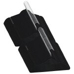 Vidaxl cintres antid�rapants 50 pcs noir velours