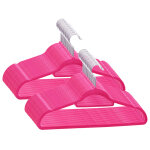 Vidaxl cintres antid�rapants 50 pcs rose velours