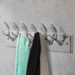 Vidaxl cintre / portemanteau en aluminium argent