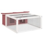 Vidaxl clapier moka 117, 5x97x47, 5 cm bois de pin massif Vidaxl clapier moka 117, 5x97x47, 5 cm bois de pin massif