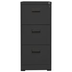 Vidaxl classeur anthracite 46x62x102, 5 cm acier