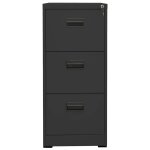 Vidaxl classeur anthracite 46x62x102, 5 cm acier