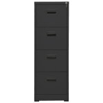 Vidaxl classeur anthracite 46x62x133 cm acier