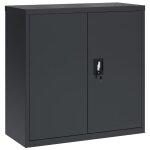 Vidaxl classeur anthracite 90x40x90 cm acier