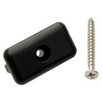 Vidaxl clips de fixation et vis 200 pcs plastique et inox 304