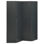 Vidaxl cloisons de s�paration 4 panneaux 2 pcs anthracite 160x180 cm