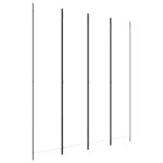 Vidaxl cloison de s�paration 4 panneaux blanc 200x220 cm tissu