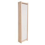 Vidaxl cloison de s�paration 5 panneaux cr�me 200 x 170 x 4 cm tissu