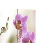 Vidaxl cloison de sparation pliable 217x170 cm fleur