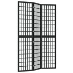 Vidaxl cloison de s�paration pliable 3 panneaux 120x170 cm noir