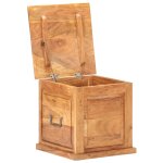 Vidaxl coffre 40x40x40 cm bois d'acacia solide